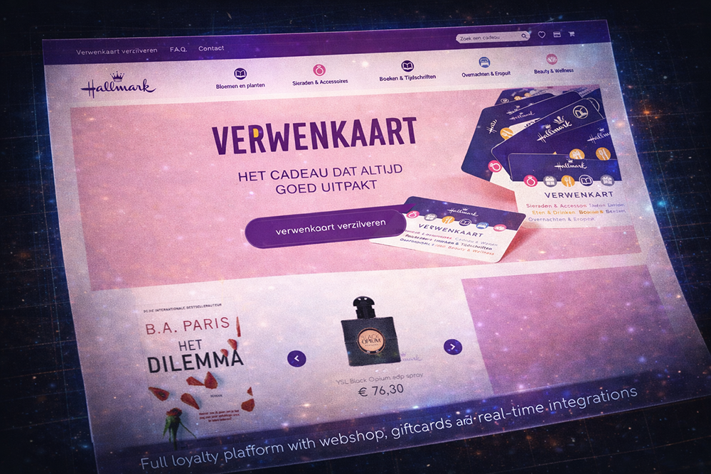 Hallmark Verwenkaart platform